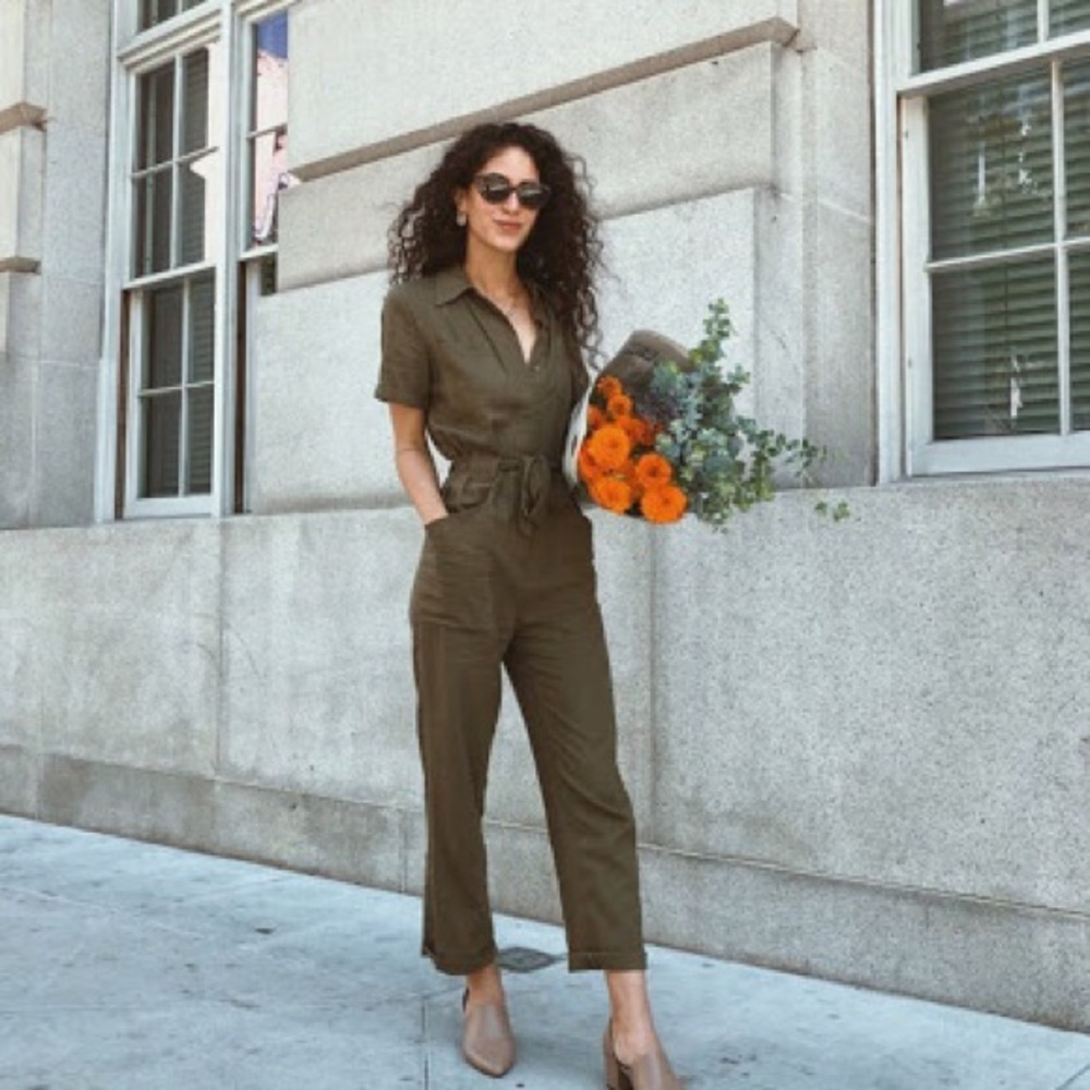 A New Day/Target Boiler Jumpsuit Olive XS